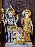 Bhagwan Shri Shankar, Shri Parvatiji and Shri Ganeshji
